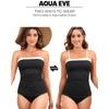 Aqua Eve Strapless Tankini Top Only for Women Bandeau Bathing