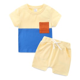 Toddler Boy Summer Short Clothes Sets Playwear Outfits Summer Outfits Tshirts Pants Clothes Set