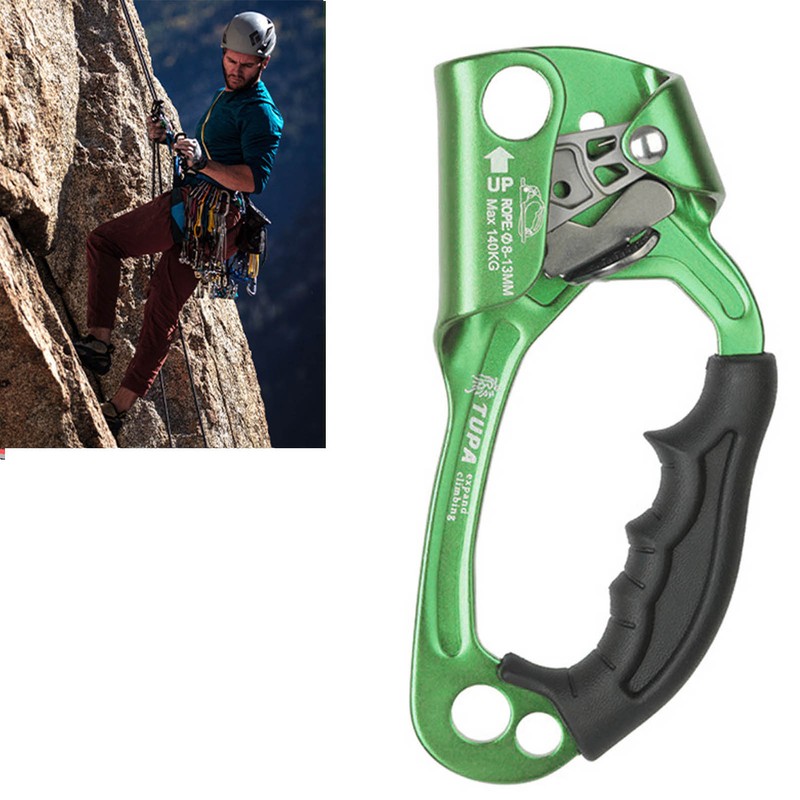 Rock Climbing Right Hand Ascender Multi Purpose Manual Outdoor Mountaineering