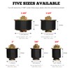 ZNDAW 4 PCS Rubber Expansion Plug, Expandable Freeze Plugs Fit