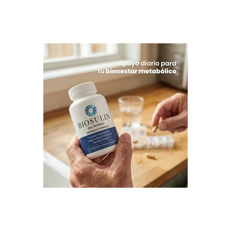 Biosulin Para El Control De Glucosa 60 Cápsulas - Sin