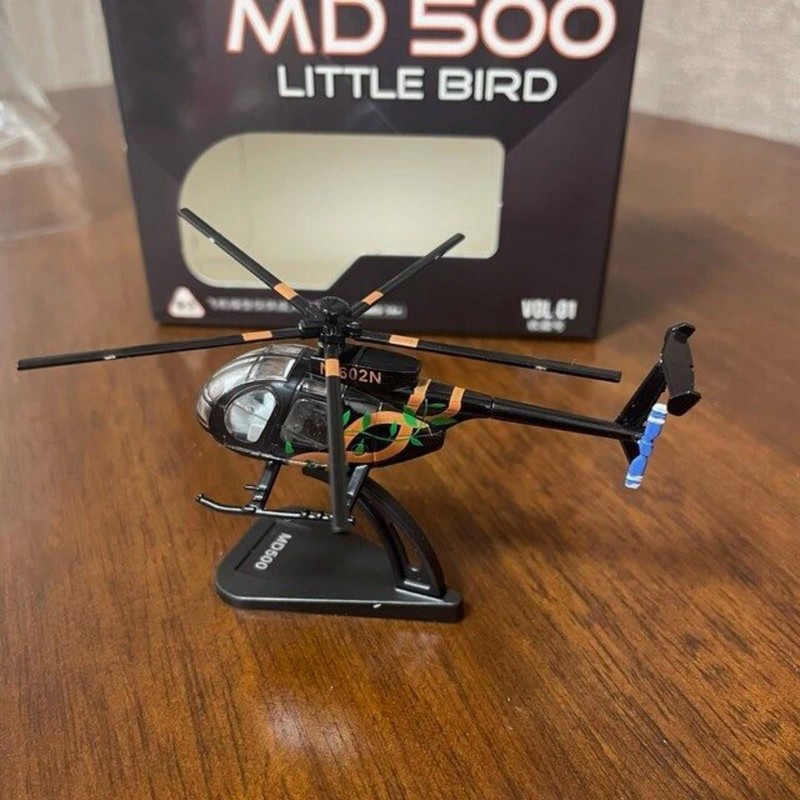 Alloy USA Bird MD500 Helicopter Model Airplane Model 1:100 Model