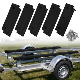 TENGBASE Boat Trailer Bunk Slide Pads and Glide Bunk Enders, Easier to Load The Boat on The Trailer, Suitable for 3 "x 10" Boat Trailer Bed Slide Pads