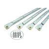 BRESKO Drawer Runners with Wheels 25-60 cm 21 mm 1