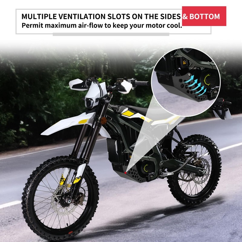 URLWALL Engine Guard Skid Plate for Sur Ron Ultra Bee,