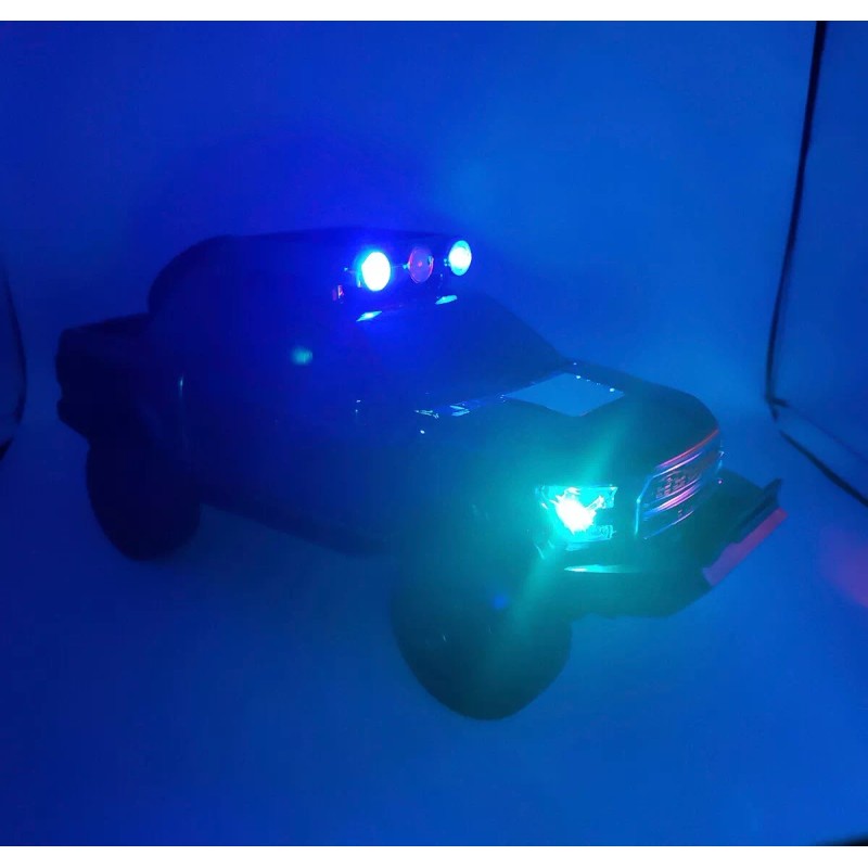 Hooked Electronics Big Black Truck Rechargeable Speaker +TWS-Bluetooth +USB/SD/FM +LED