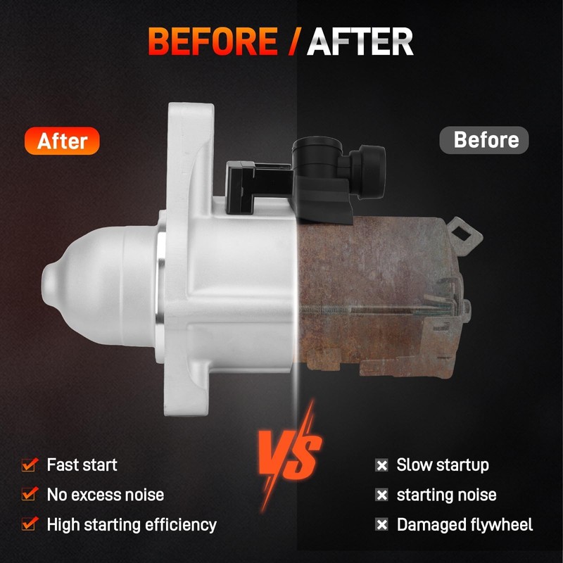 19264 19159 New Starter Motor Compatible with 2012-2015 Honda Civic