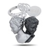 Chocly Metamorphosis Collection Belgium Metal Keyring - Zodiac Gemini