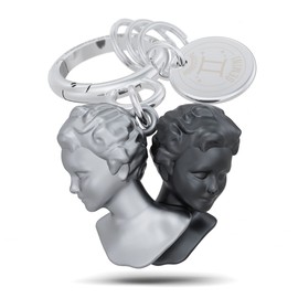 Chocly Metamorphosis Collection Belgium Metal Keyring - Zodiac Gemini