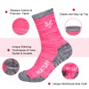 Heatuff Womens 6 Pack Hiking Crew Socks Performance Athletic Cushion