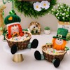 Zerodeko St. Patricks Day Candy Dish: Plush Gnome Doll Candy