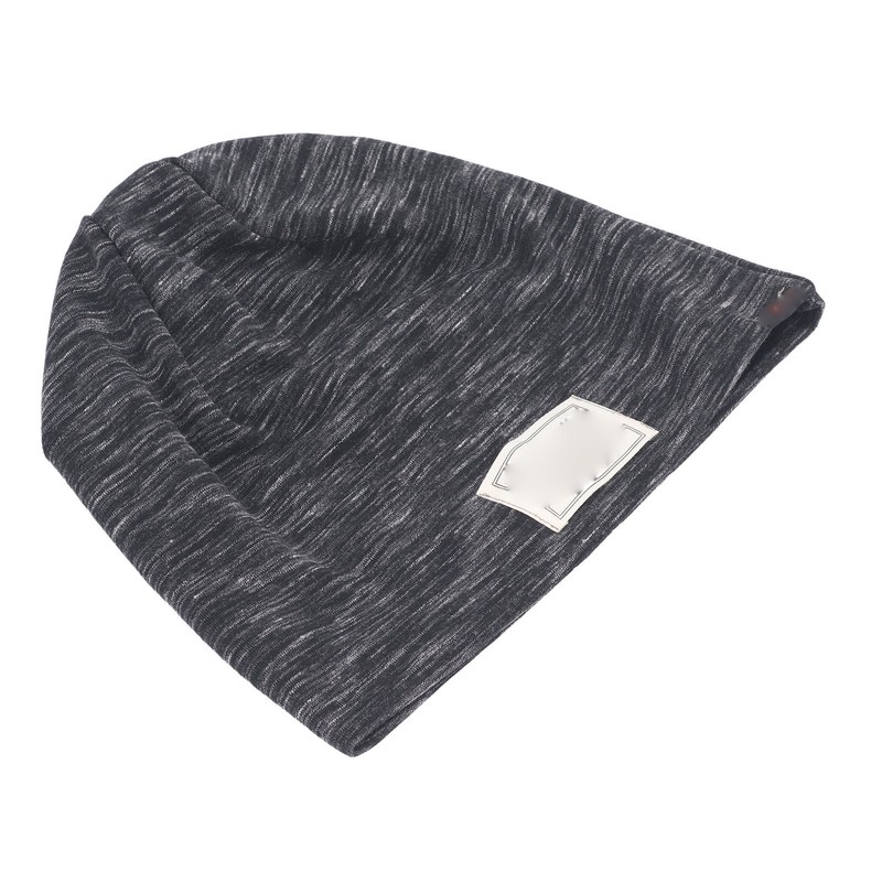 Anti Radiation Hat Black Striped Silver Fiber and Cotton Shielding