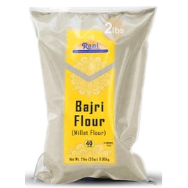 Rani Bajri Flour (Pearl Millet) 32oz (2lbs) 908g ~ All Natural | Vegan | Gluten Friendly | NON-GMO | Kosher | Indian Origin