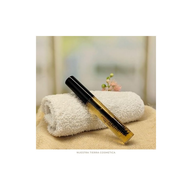 Nuestra Tierra Cosmética Suero para Cejas y Pestañas, Aumenta Longitud,