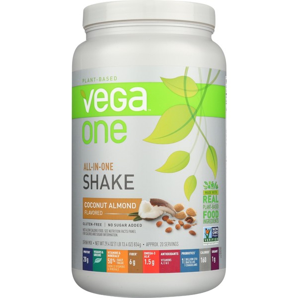 Vega Vega One All-In-One Nutrition Shake Coconut Almond (20 servings)