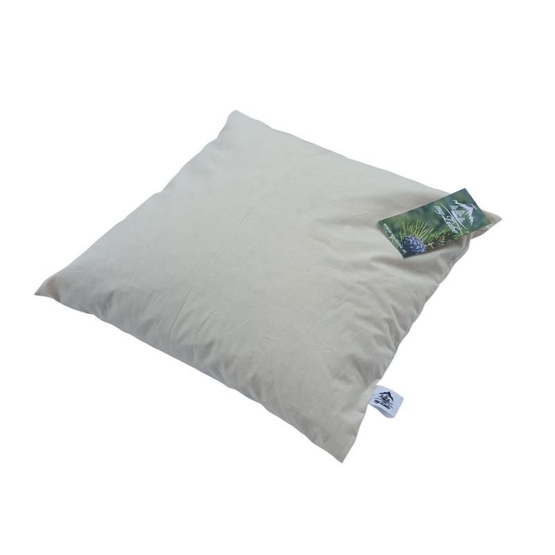 myZirbe Swiss pine pillow filled with pine flakes made from