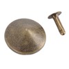 100pcs Mushroom Rivets Multipurpose Double Cap Mushroom Rivets for Belts