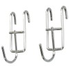 Steel Mesh Panel Parts Chrome Single Hook