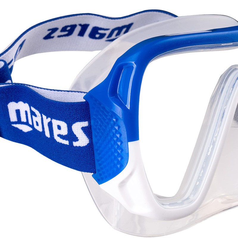 Mares Aquazone Keewee Adult Unisex Snorkel Mask Blue