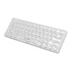 Mechanical Keyboard Bluetooth 2.4G Wireless Wired Hot Swappable White Switch
