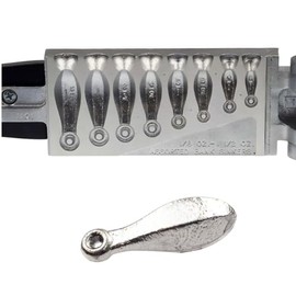 Do It Mold Bank Sinker Multi Cavity 1/8, 1/4, 3/8, 1/2, 3/4, 7/8, 1, 1 1/2 Oz Banks Sinkers Do it Mold 1101 BK-8-A