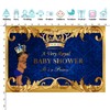 SeekPro 5x3ft Little Prince Black Boy Baby Shower Backdrop Little