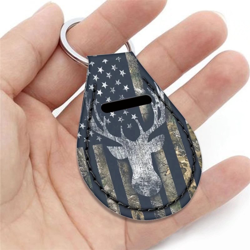 Suobstales American Flag Deer Car Seat Covers Front Back Split