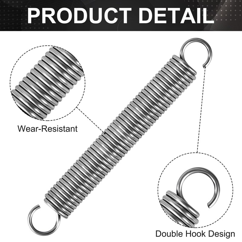 GUNGY Tension Springs with Hooks Stainless Steel Tension Spring Tension