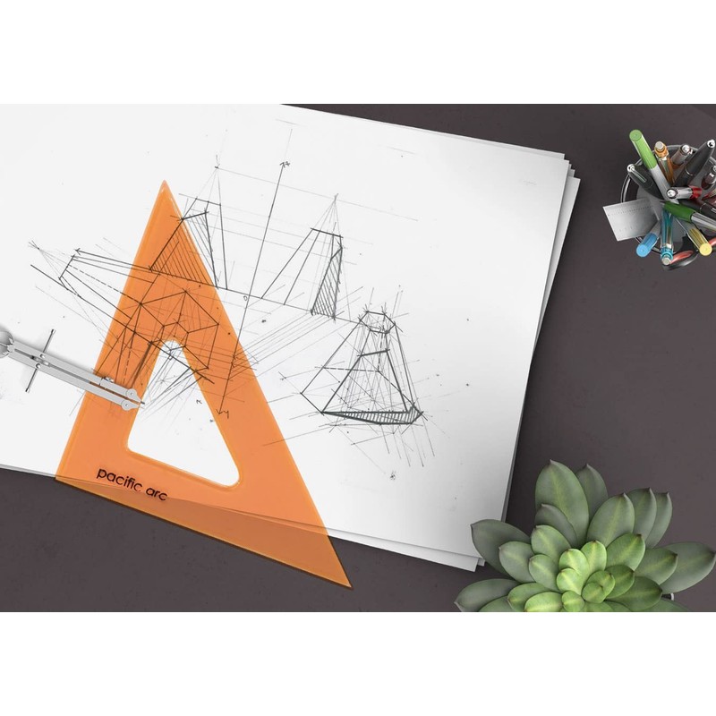 Pacific Arc's Scholastic Triangle - 10" - Fluorescente - Ángulo