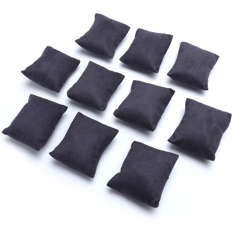 10pcs Watch Display Pillow Bracelet Holder Jewelry Cushion Accessories Gray