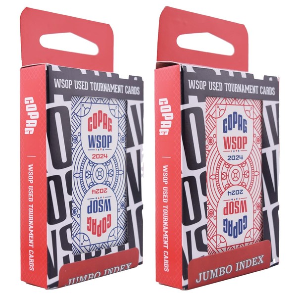 Copag *Used* WSOP 2024 Tournament Played 100% Plastic Playing Cards
