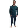 KRUXADER Mens Pyjamas Set|100% Cotton PJ Set|Elasticated Pants With Drawstring