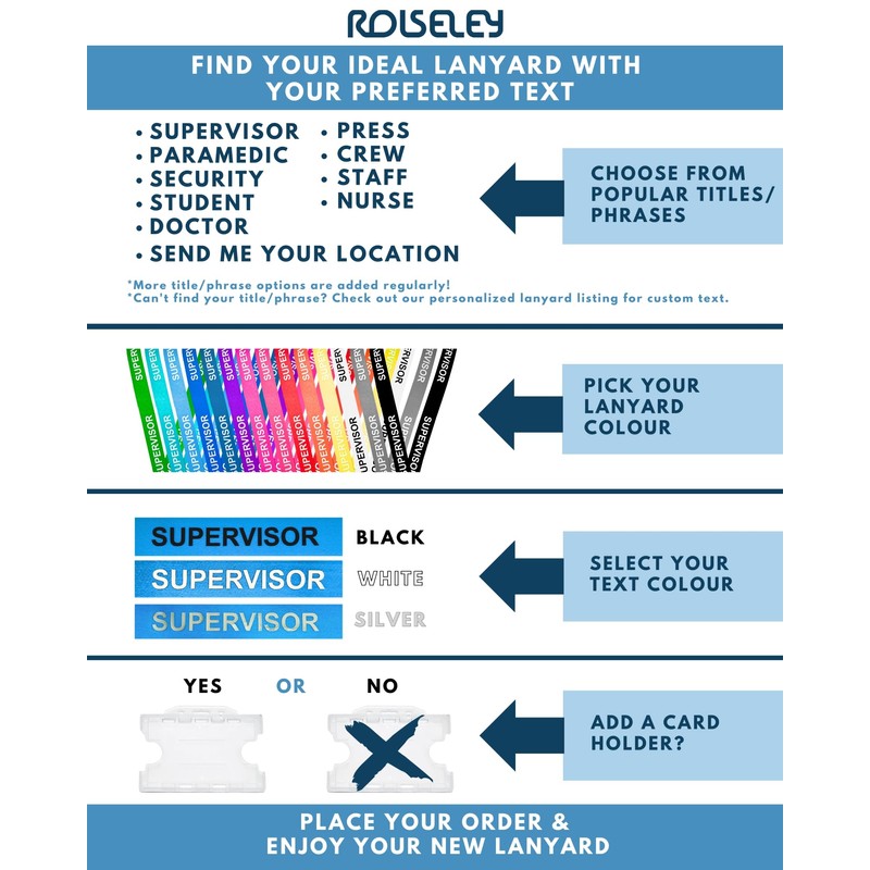 Student Printed Lanyard Neck Strap with Metal Clip, Plastic Safety