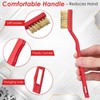 Reallnaive 150 Pcs Mini Wire Brush Set 7 Inch Stainless