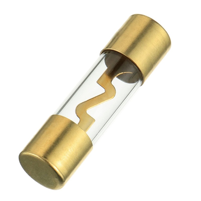 BOJACK 100A Gold Plated Glass Car Audio AGU Fuse for