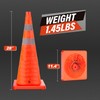 RoadHero 28 Inch 4 Pack Collapsible Traffic Safety Cones, Multi