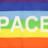 AZ FLAG RAINBOW PACE LETTER FLAG 18'' x 12'' cords