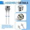 High Quality Toilet Flush Knob for Dual Flush Toilets, Universal