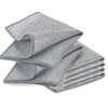 6 PCS Double Layer Non Scratch Wire Dishwashing Cloths Multipurpose