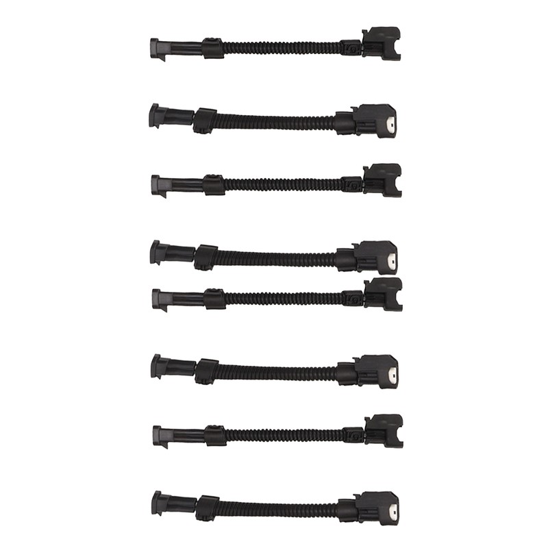 8Pcs Fuel Injector Wiring Adapter for Delphi LQ4 LQ9 4.8