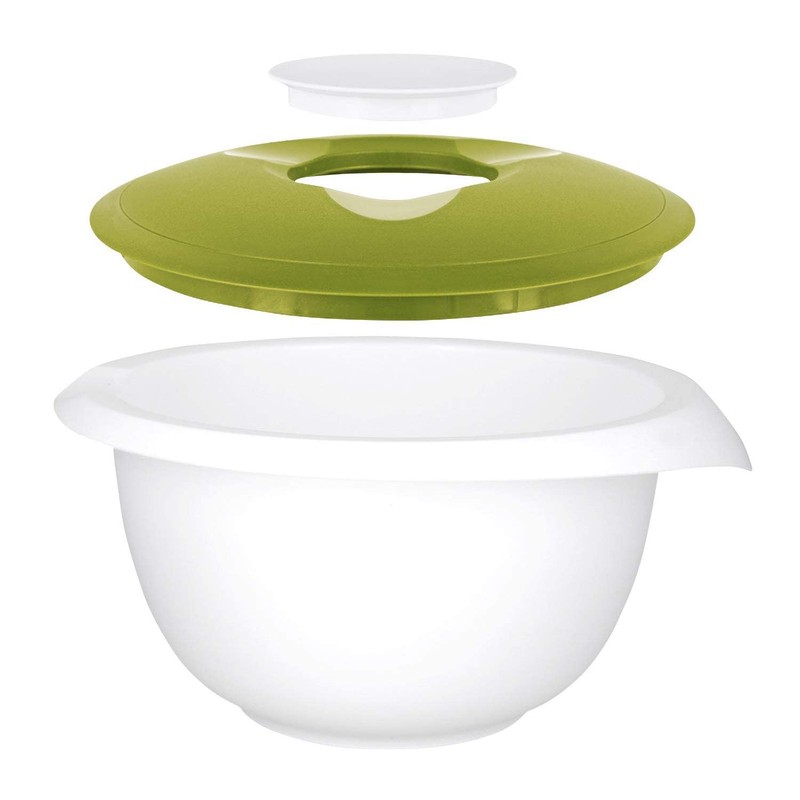 Westmark Plastic Mixing Bowl with Splash Guard Lid and Pouring