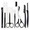 Eyebrow Razor Kit, 9 in 1 Professional Eyebrow Grooming Set