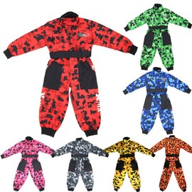 Zorax Soft interior/durable exterior CUB Kids Motocross CAMO Suit Children Motorbike Motorcycle Race Clothing Child ATV Karting Suit Overall
