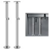 Snowtaros Undermount Sink Brackets, Stainless Steel, 2 Pack