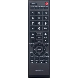 CT-RC1US-18 Replaced Remote Control fit forToshiba LCD TV CTRC1US18 49L510U18 55L510U18 32L220U19 32L310U20 32L310U18