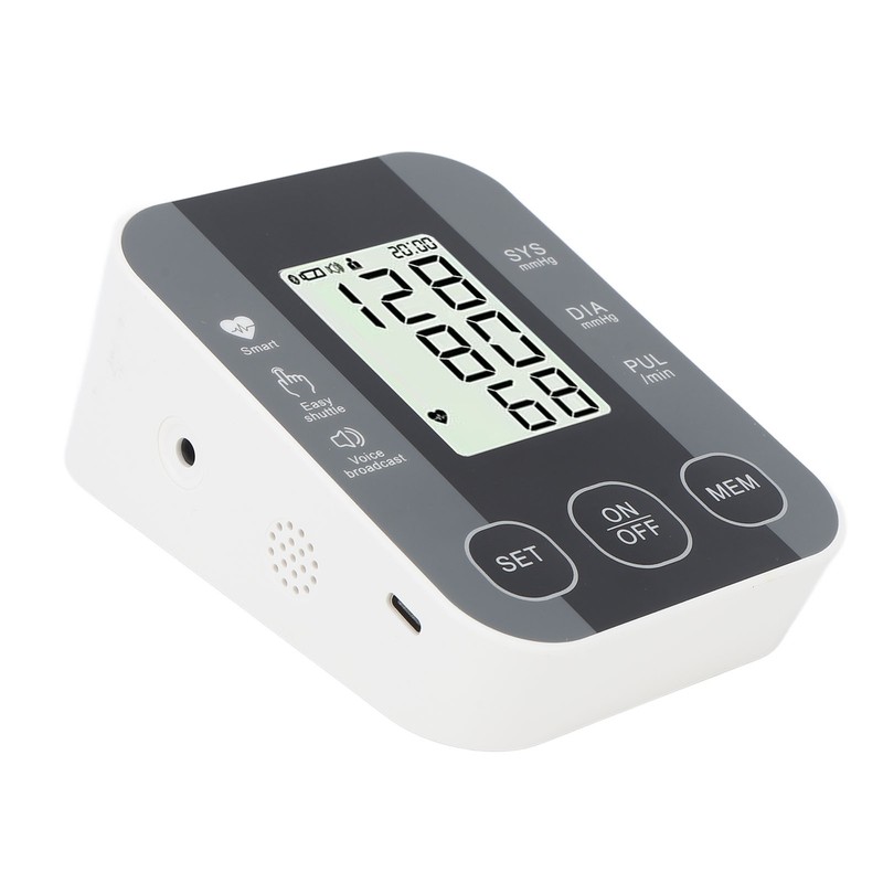 Blood Pressure Machine High Accuracy Voice Broadcast Automatic Intelligent LCD