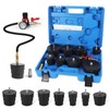 Turbo System Leakage Tester Kit,10 Pcs Boost Leak Tester with