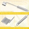 Long Handle Stainless Steel Corn Peeler,Easy Clean Corn on the