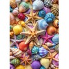 Jigsaw Puzzles for Adults 1000 Pieces-Colorful Seashell and Starfish, 1000