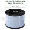 2 Pack DH-JH01/JH06 True HEPA Replacement Filter Compatible with CONOPU